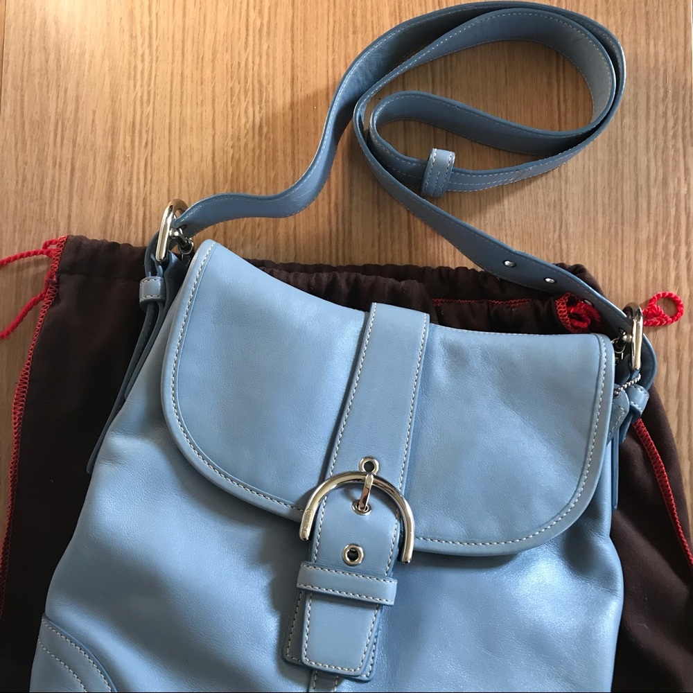 Light Blue Coach Crossbody Bag (New w/ packaging)